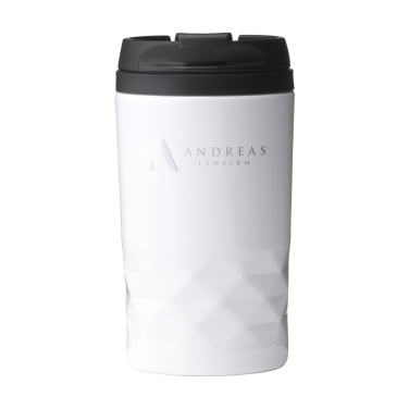 Logo trade promotional products image of: Graphic Mini Mug RCS Recycled Steel 250 ml thermo cup