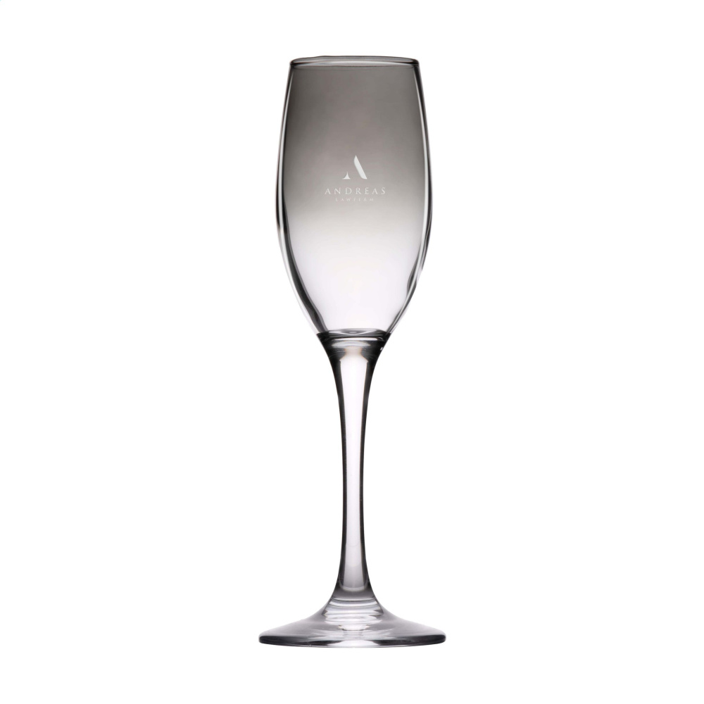 Logotrade promotional gift image of: Smokey Champagne glass 180 ml