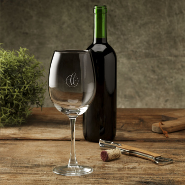 Logotrade promotional gift image of: Smokey Wine Glass 465 ml