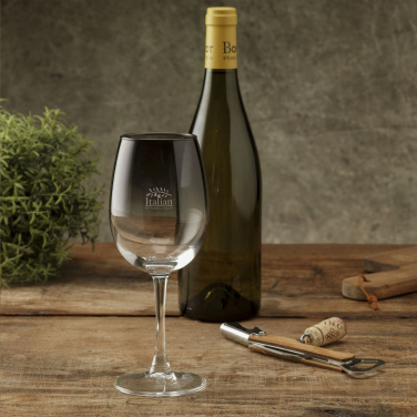 Logotrade promotional giveaway image of: Smokey Wine Glass 360 ml