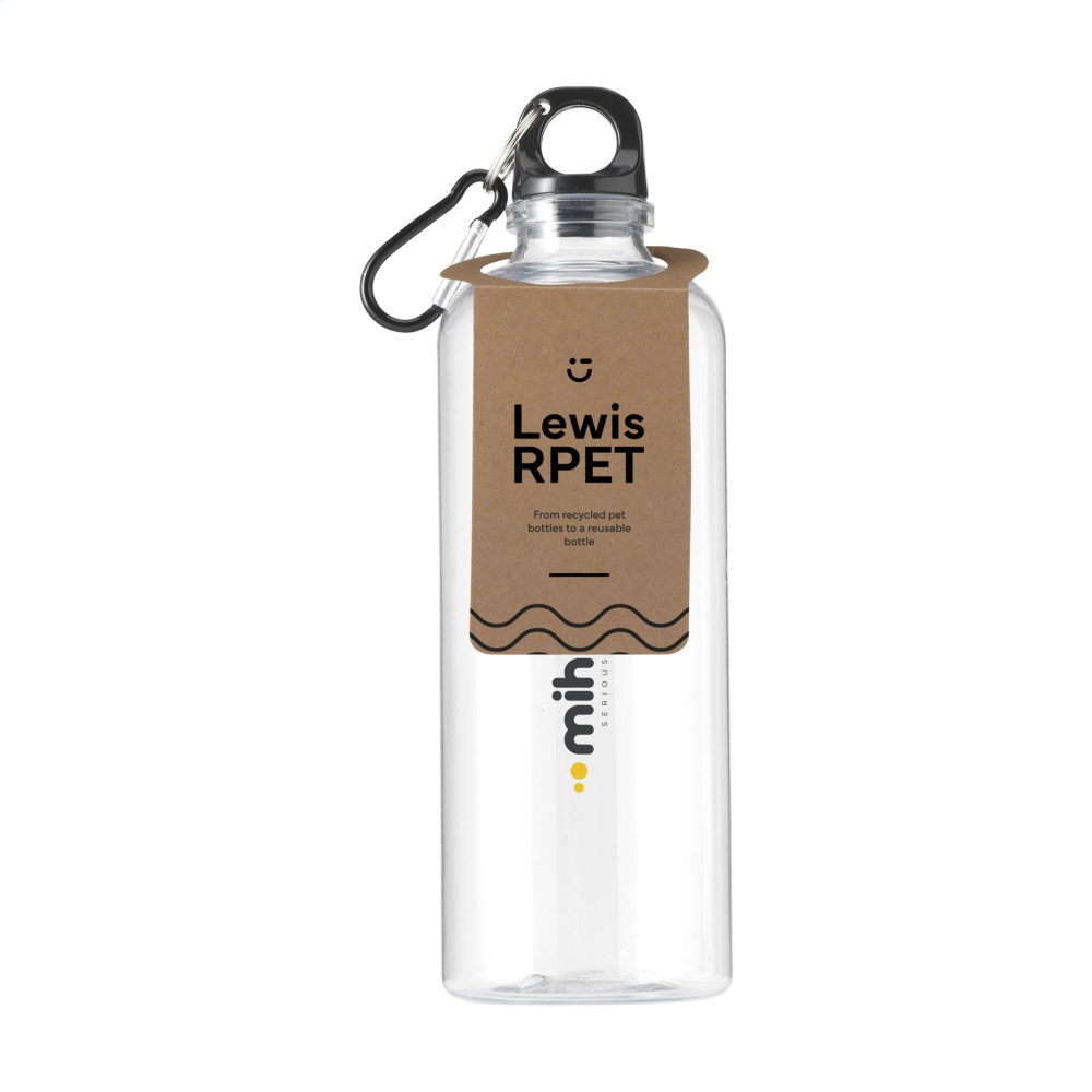 Logo trade corporate gift photo of: Lewis GRS RPET Bottle 630 ml water bottle