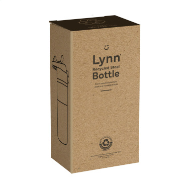 Logo trade business gift photo of: Lynn RCS Recycled Steel Bottle 500 ml