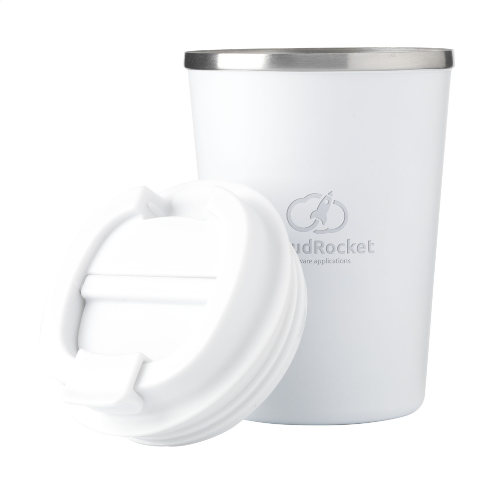 Logo trade promotional giveaway photo of: Kaffi RCS Recycled Coffee Mug 300 ml thermo cup