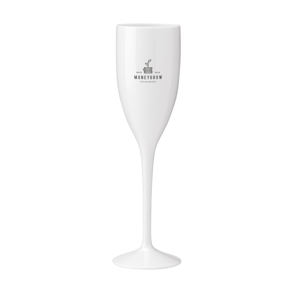 Logotrade promotional product picture of: Lunaire Reusable Champagne Glass 150 ml