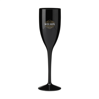 Logo trade promotional products picture of: Lunaire Reusable Champagne Glass 150 ml