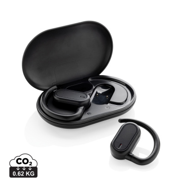 Logotrade corporate gifts photo of: Fitsound RCS recycled plastic open ear TWS earbuds