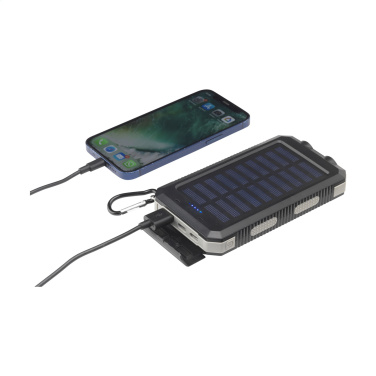 Logo trade promotional gifts image of: Trail RCS Solar Charger Compass 8000