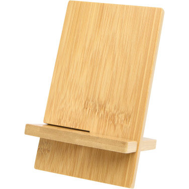 Logo trade promotional giveaway photo of: Ceibo detachable bamboo phone stand