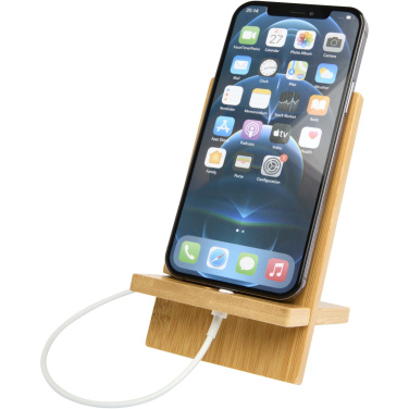 Logotrade promotional gift picture of: Ceibo detachable bamboo phone stand