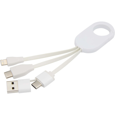 Logotrade promotional item picture of: Troop 4-in-1 recycled plastic charging cable