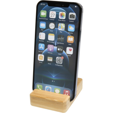 Logo trade promotional gifts picture of: Ebla bamboo phone stand