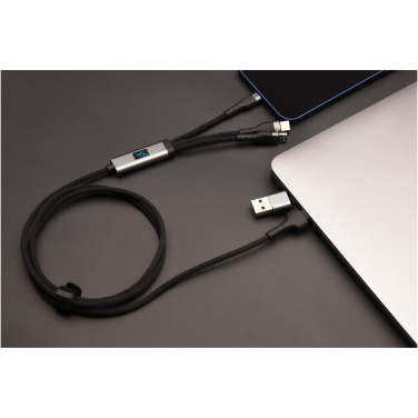 Logo trade promotional items picture of: SCX.design C53 100W 5-in-1 rPET ultra fast charging cable