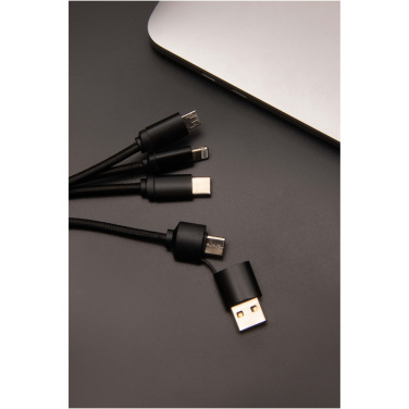 Logo trade corporate gifts picture of: SCX.design C14 15W 5-in-1 charging cable