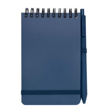 Logo trade advertising products picture of: Thalaasa A6 hard cover ocean-bound notebook with ballpoint pen (black ink)