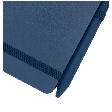 Logo trade promotional product photo of: Thalaasa A6 hard cover ocean-bound notebook with ballpoint pen (black ink)