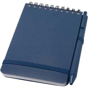 Logotrade advertising product image of: Thalaasa A6 hard cover ocean-bound notebook with ballpoint pen (black ink)