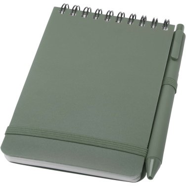 Logotrade promotional giveaway picture of: Thalaasa A6 hard cover ocean-bound notebook with ballpoint pen (black ink)