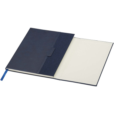 Logo trade advertising product photo of: Alejandra A5 recycled plastic hard cover notebook