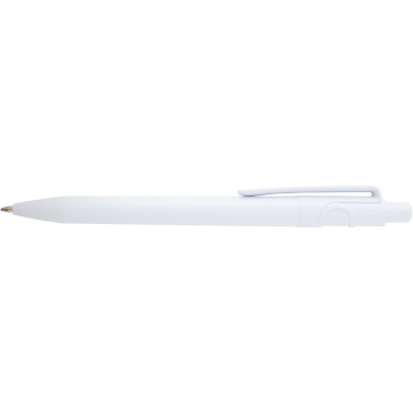 Logo trade promotional gifts picture of: Unica recycled plastic ballpoint pen (blue ink)