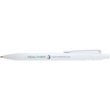 Logo trade promotional gifts image of: Unica recycled plastic ballpoint pen (blue ink)