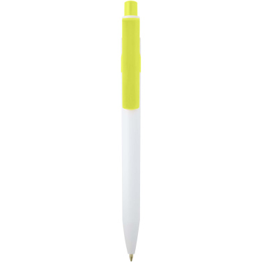 Logo trade promotional merchandise photo of: Unica recycled plastic ballpoint pen (blue ink)