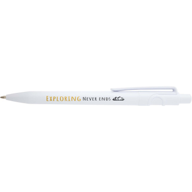 Logotrade advertising product image of: Unica recycled plastic ballpoint pen (black ink)