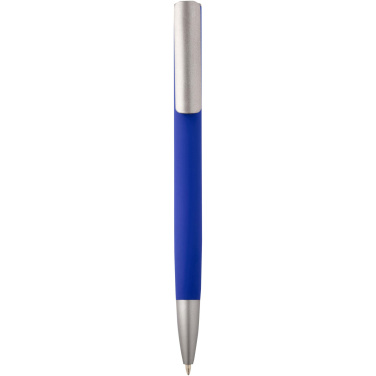 Logotrade promotional giveaway picture of: Ziggur aluminium ballpoint pen (blue ink)