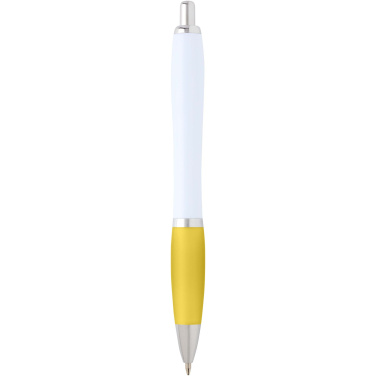 Logo trade promotional items image of: Nash recycled plastic ballpoint pen (black ink)