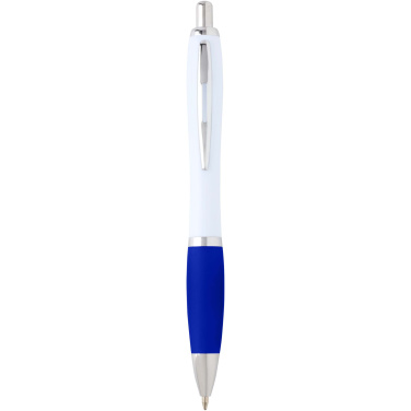 Logo trade promotional gifts image of: Nash recycled plastic ballpoint pen (blue ink)