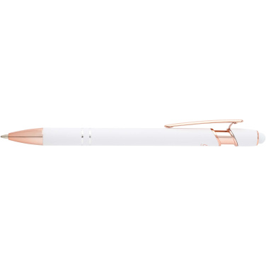 Logo trade advertising products picture of: Nanna ballpoint pen with rose gold finish (blue ink)