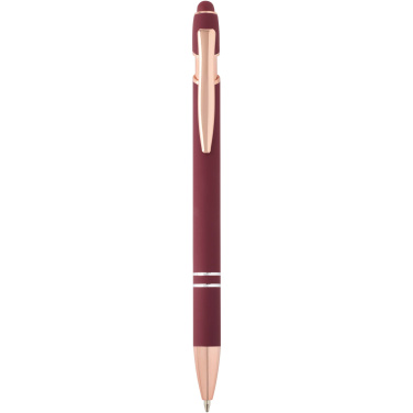 Logotrade corporate gift picture of: Nanna ballpoint pen with rose gold finish (blue ink)