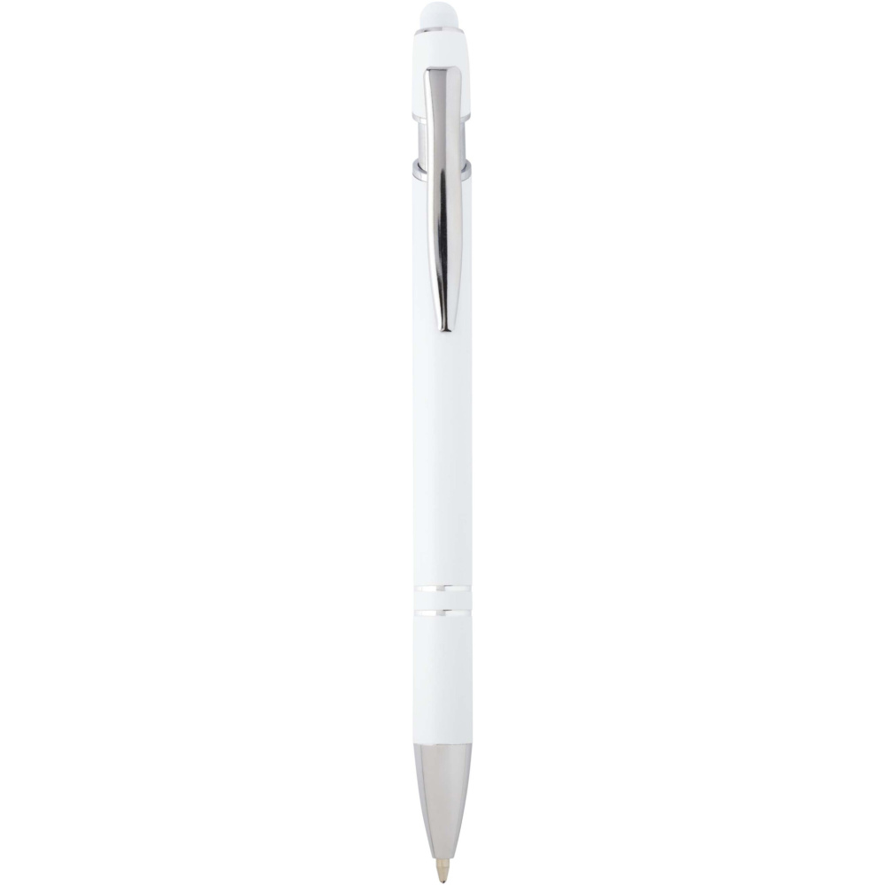 Logo trade advertising products image of: Kish ballpoint pen with silver finish (blue ink)