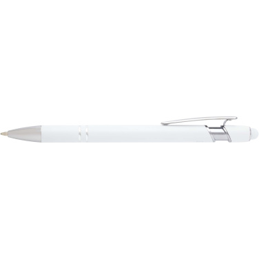 Logotrade promotional item image of: Kish ballpoint pen with silver finish (blue ink)