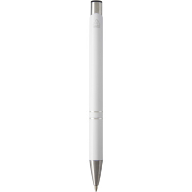 Logotrade corporate gift picture of: Moneta recycled aluminium ballpoint pen (blue ink)