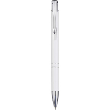 Logo trade corporate gift photo of: Moneta recycled aluminium ballpoint pen (blue ink)