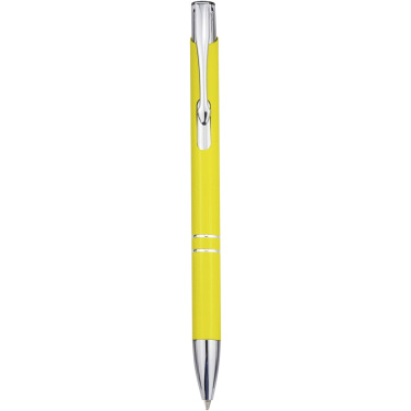 Logotrade promotional merchandise picture of: Moneta recycled aluminium ballpoint pen (blue ink)