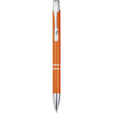 Logotrade promotional merchandise picture of: Moneta recycled aluminium ballpoint pen (blue ink)