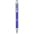 Moneta recycled aluminium ballpoint pen (blue ink), Royal blue