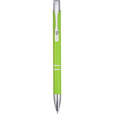 Logotrade corporate gift picture of: Moneta recycled aluminium ballpoint pen (blue ink)