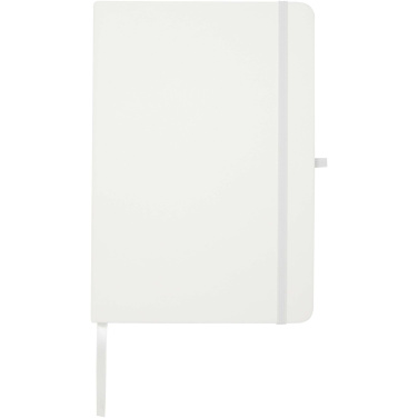 Logo trade promotional product photo of: Teak A5 recycled hard cover notebook with lined pages