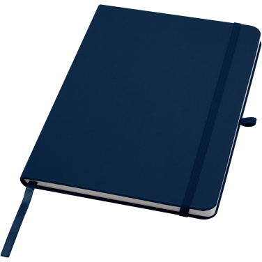 Logotrade promotional merchandise image of: Teak A5 recycled hard cover notebook with lined pages