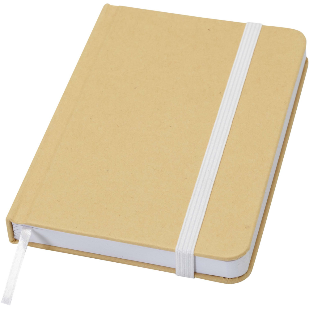 Logotrade advertising product image of: Reed A6 recycled hard cover notebook with plain pages