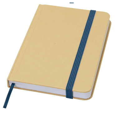 Logo trade promotional gifts image of: Reed A6 recycled hard cover notebook with plain pages