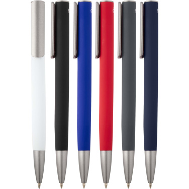 Logotrade promotional item picture of: Ziguur recycled aluminium ballpoint pen (black ink)