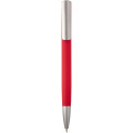 Ziguur recycled aluminium ballpoint pen (black ink), Red