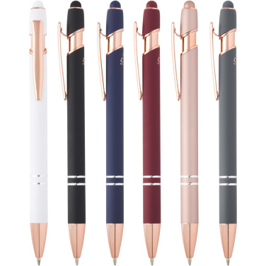 Logotrade advertising products photo of: Nanna ballpoint pen with rose gold finish (black ink)