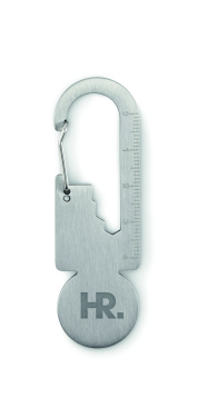 Logo trade promotional products image of: Multifunctional key ring token