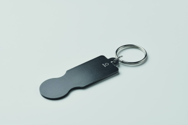 Logo trade advertising products picture of: Key ring with trolley token