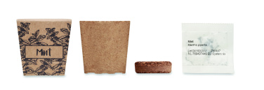 Logotrade corporate gift picture of: Mint seeds growing kit