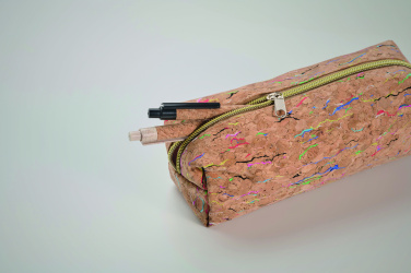 Logotrade promotional item image of: Coloured cork pencil case